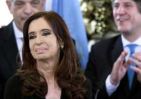 Cristina Fernandez Returns to Buenos Aires, Resumes Work Agenda 